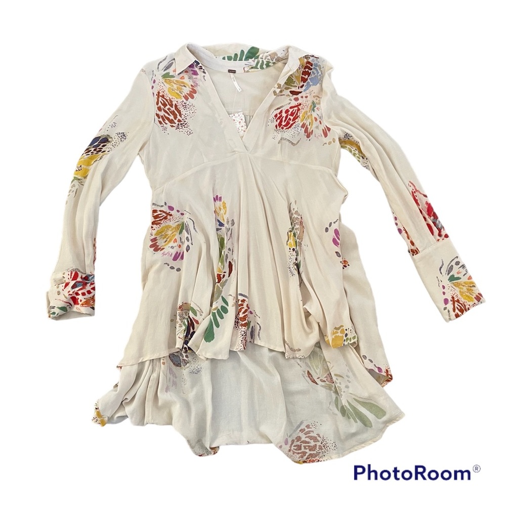 NWT Freepeople watercolor tunic